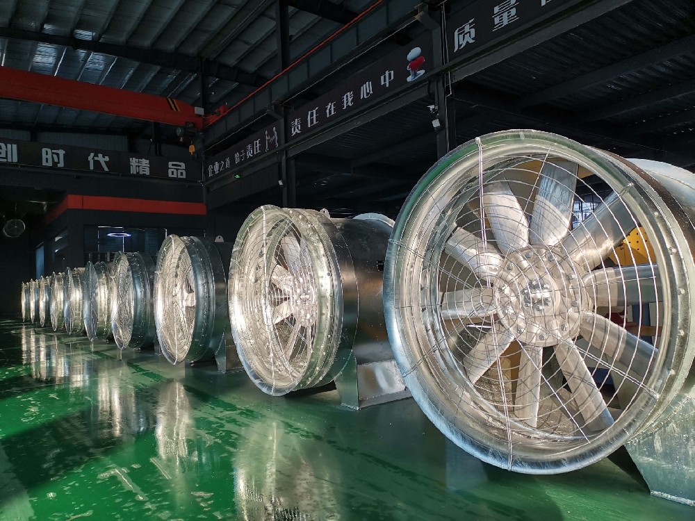 地鐵軸流風機廠區(qū)實景